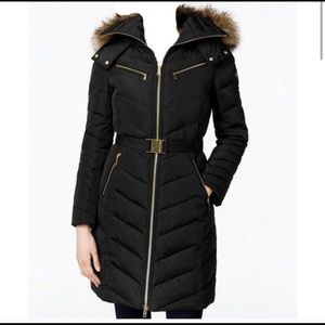 Michael Kors mid length puffer coat